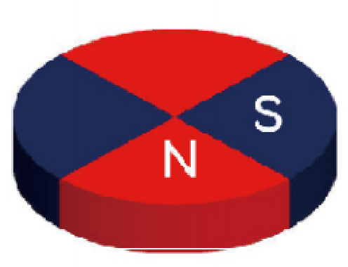 Esquema de imanación: Multi Axially Magnetized — Round / disc magnets